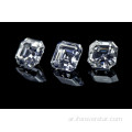 رائع اللون 6 ملم Asscher Cut Moissanite فضفاضة